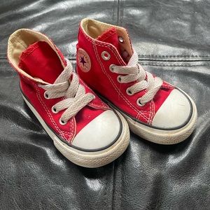 Red Hightop Converse